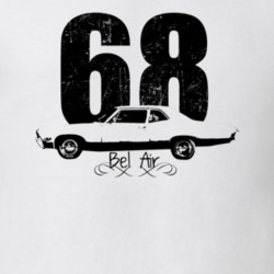 1986 Belair Side Year Model Light Color T Shirt
