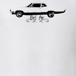1986 Belair Side Model Light Color T Shirt