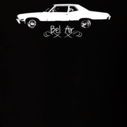 1986 Belair Side Model Dark Color T Shirt