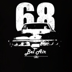1986 Belair Rear Year Model Light Color T Shirt
