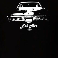 1986 Belair Rear Model Dark Color T Shirt