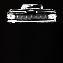 1959 Impala Grill View Dark Color Shirt