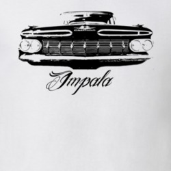 1959 Impala Grill View Model Light Color Shirt