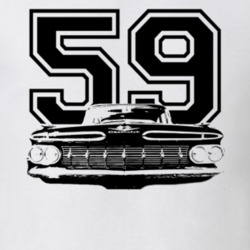 1959 Impala Grill View Year Light Color Shirt