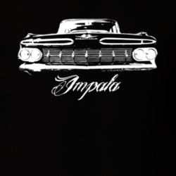 1959 Impala Grill Year Model Dark Color Shirt