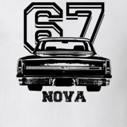 1967 Nova Rear Year Model Light Color T Shirt