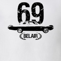 1969 Belair Side Year Model Light Color T Shirt