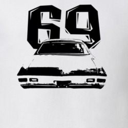 1969 Belair Side Year Dark Color T Shirt
