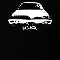 1969 Belair Rear Model Dark Color T Shirt