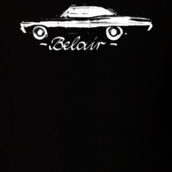 1967 Belair Side Model Dark Color T Shirt