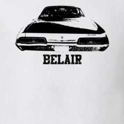 1967 Belair Rear Model Light Color T Shirt