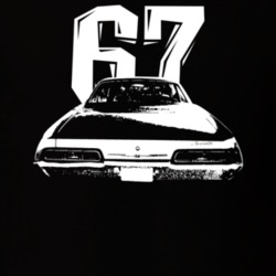 1967 Belair Rear Year Dark Color T Shirt