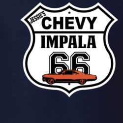 Jessie's 1966 Impala Route Sign  T Shirt