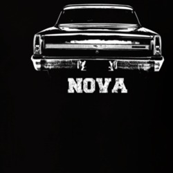 1966 Nova Rear Model Dark Color T Shirt