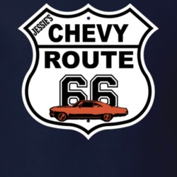 Jessie's 1966 Impala Route Sign  T Shirt