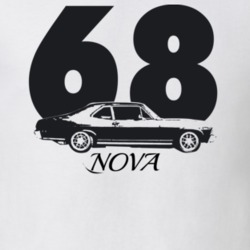 1968 Nova Side Year Model Light Color T Shirt