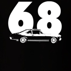 1968 Nova Side Year Light Color T Shirt