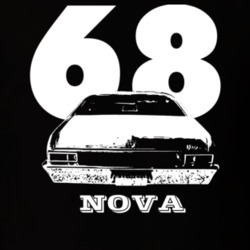 1968 Nova Rear Year Model Dark Color T Shirt