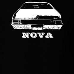 1968 Nova Rear Model Dark Color T Shirt