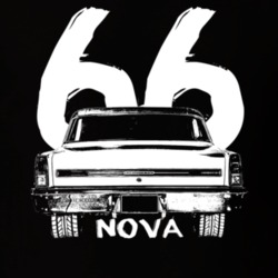 1966 Nova Rear Year Model Dark Color T Shirt