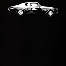 1971 Chevelle Side Dark Color T Shirt