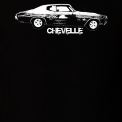 1971 Chevelle Side Model Dark Color T Shirt