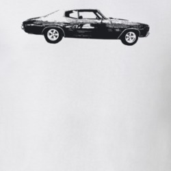 1971 Chevelle Side Light Color T Shirt