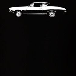 1968 Chevelle Side Dark Color T Shirt