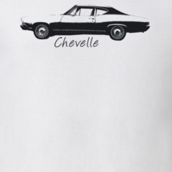 1968 Chevelle Side Model Light Color T Shirt