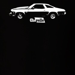 1973 Chevelle Side Model Dark Color T Shirt