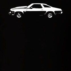 1973 Chevelle Side Dark Color T Shirt