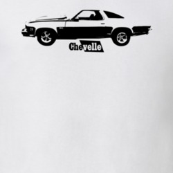 1973 Chevelle Side Model Light Color T Shirt