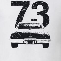 1973 Chevelle Rear Year Light Color T Shirt