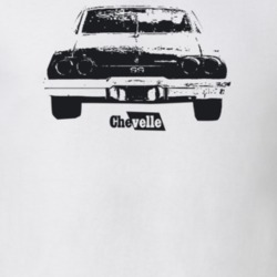 1973 Chevelle Rear Model Light Color T Shirt
