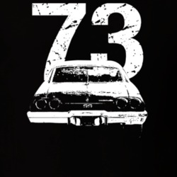 1973 Chevelle Rear Year Dark Color T Shirt