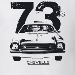 1973 Chevelle Grill Year Model Light Color T Shirt