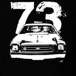 1973 Chevelle Grill Year Light Color T Shirt