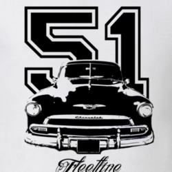 1951 Fleetline Grill View Year Model Light Color Shirt