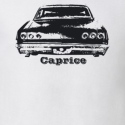 1965 Caprice Rear Model Light Color T Shirt