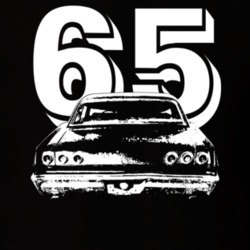 1965 Caprice Rear Year Dark Color T Shirt