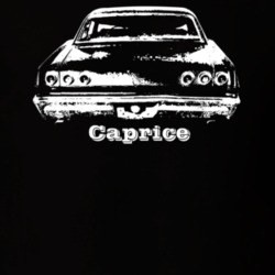 1965 Caprice Rear Model Dark Color T Shirt