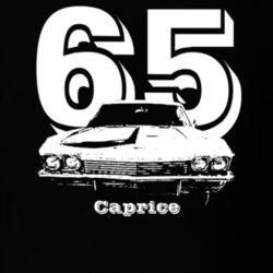 1965 Caprice Grill Model Year Dark Color T Shirt