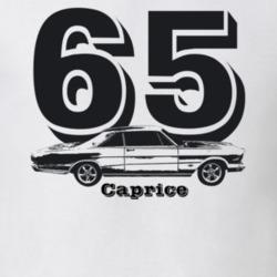 1965 Caprice Side Model Year Light Color T Shirt
