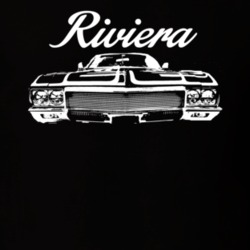1970 Buick Riviera Grill Model White Graphic T Shirt