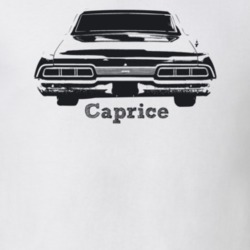 1967 Caprice Rear Model Light Color T Shirt