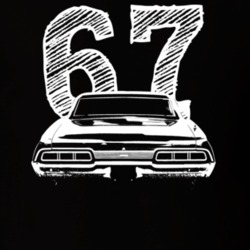 1967 Caprice Rear Year Dark Color T Shirt