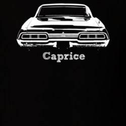 1967 Caprice Rear Model Dark Color T Shirt
