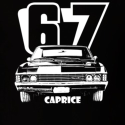 1967 Caprice Grill Year Model Dark Color T Shirt