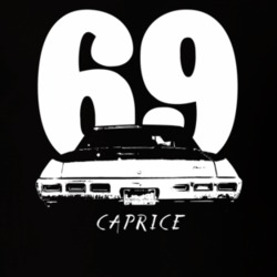 1969 Caprice Rear Year Model Light Color T Shirt