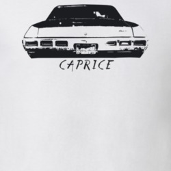 1969 Caprice Rear Model Light Color T Shirt